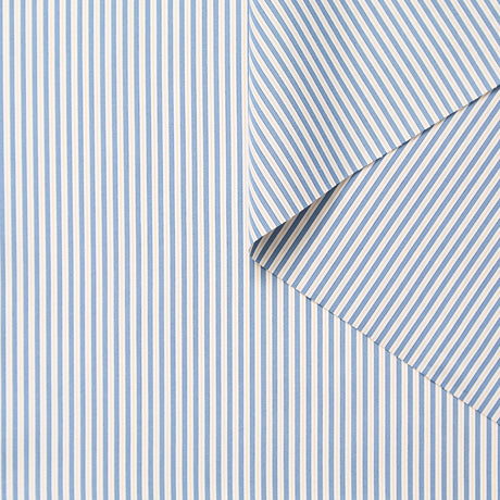 T26C15073 | Popeline Rayée en Coton GOTS