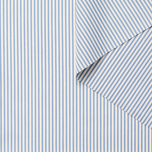 T26C15073 | Popeline Rayée en Coton GOTS