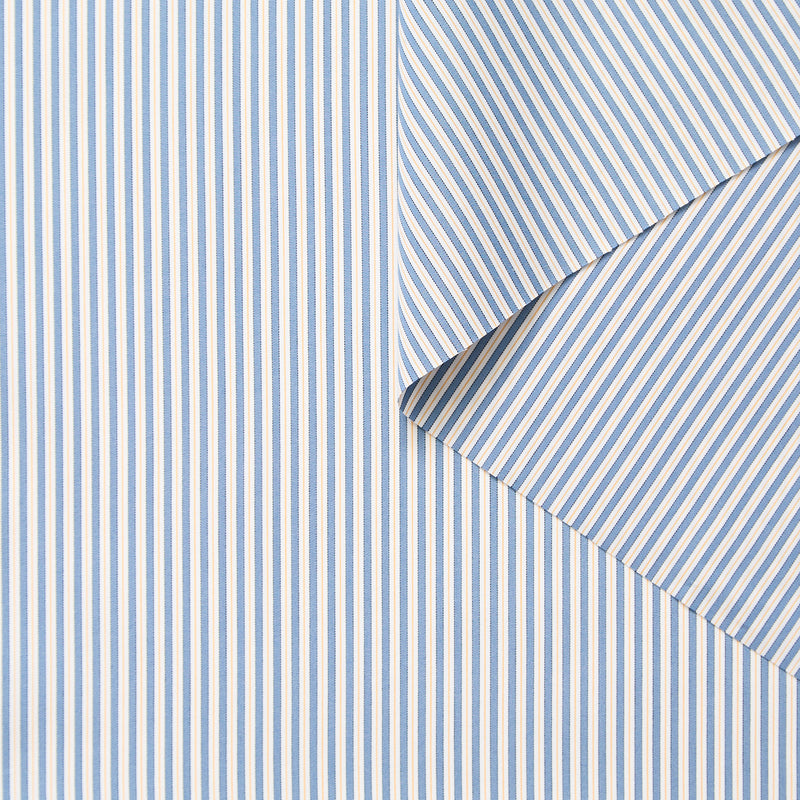 T26C15073 | Popeline Rayée en Coton GOTS