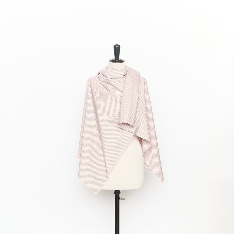 T26C15073 | Popeline Rayée en Coton GOTS