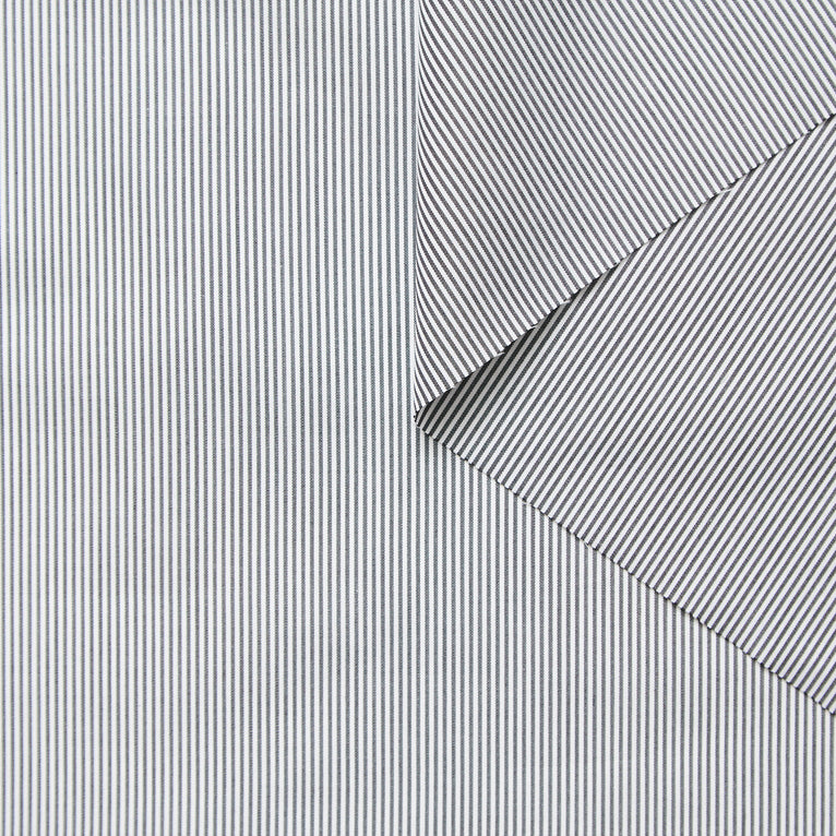T26C15078 | Fine Stripe Cotton Poplin - view 2