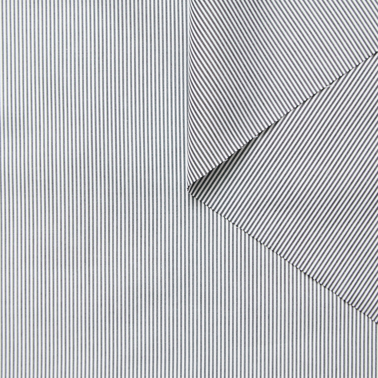 T26C15078 | Fine Stripe Cotton Poplin - view 1