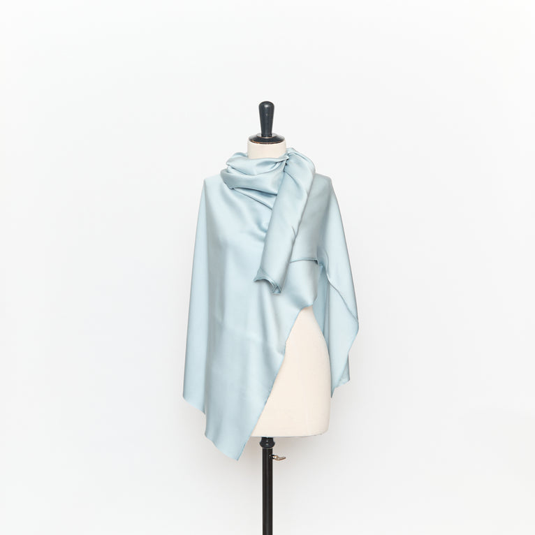 T26C15094 | Satin de Soie Effet Peau de Pêche GOTS - vue 3