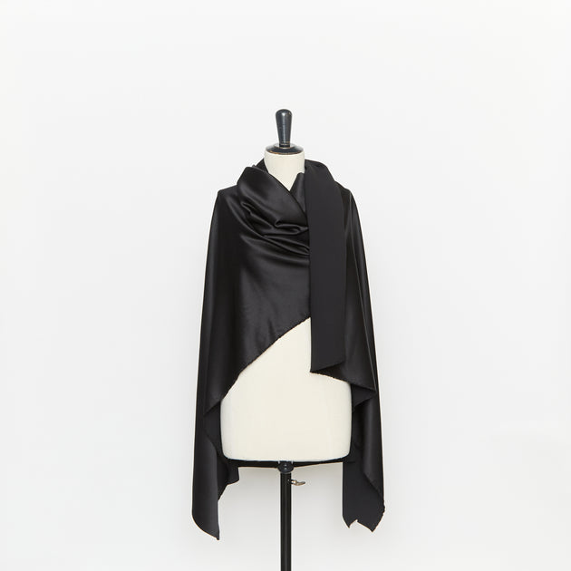 T26C15097 | Crêpe Envers Satin Brillant en Soie GOTS / FSC