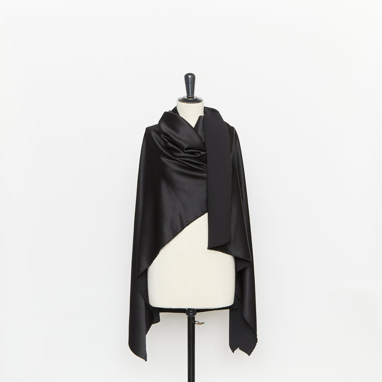 T26C15097 | Crêpe Envers Satin Brillant en Soie GOTS / FSC - vue 2