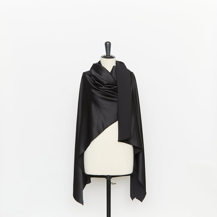 T26C15097 | Crêpe Envers Satin Brillant en Soie GOTS / FSC - vue 2