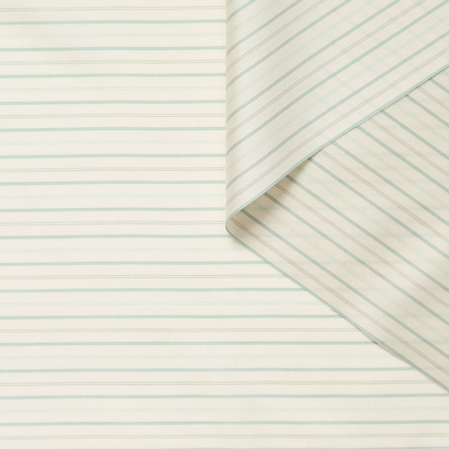 T26C15101 | Horizontal Stripes Silk Poplin GOTS