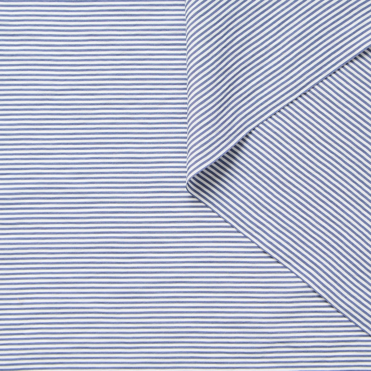 T26C15105 | Horizontal Stripes Viscose Poplin - view 1