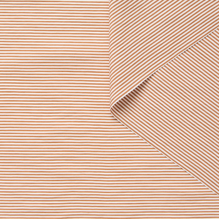T26C15105 | Horizontal Stripes Viscose Poplin - view 1
