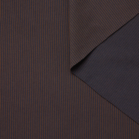 T26C15106 | Striped Viscose & Wool Twill