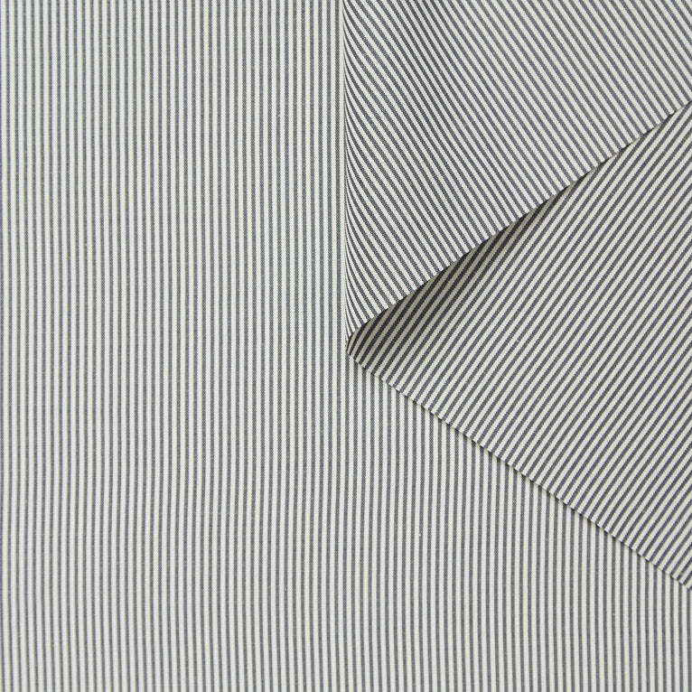 T26C15107 | Striped Viscose &amp; Ramie Poplin FSC / RWS - view 1