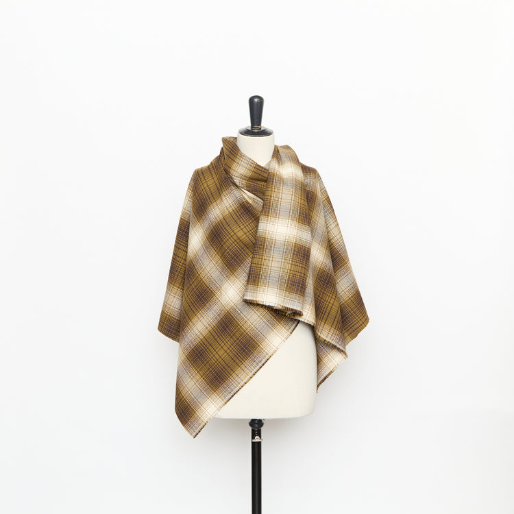 T26K16096 | Tweed à Carreaux en Coton - vue 2