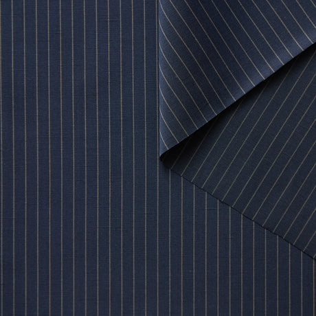 T26K16123 | Twill Rayé en Coton et Lin