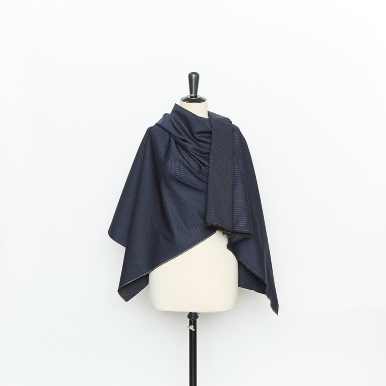 T26K16123 | Twill Rayé en Coton et Lin - vue 2