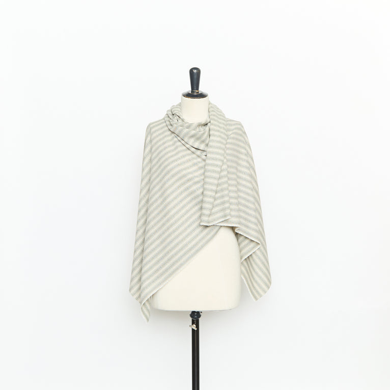 T26K16157 | Striped Recycled Cotton Twill - view 2