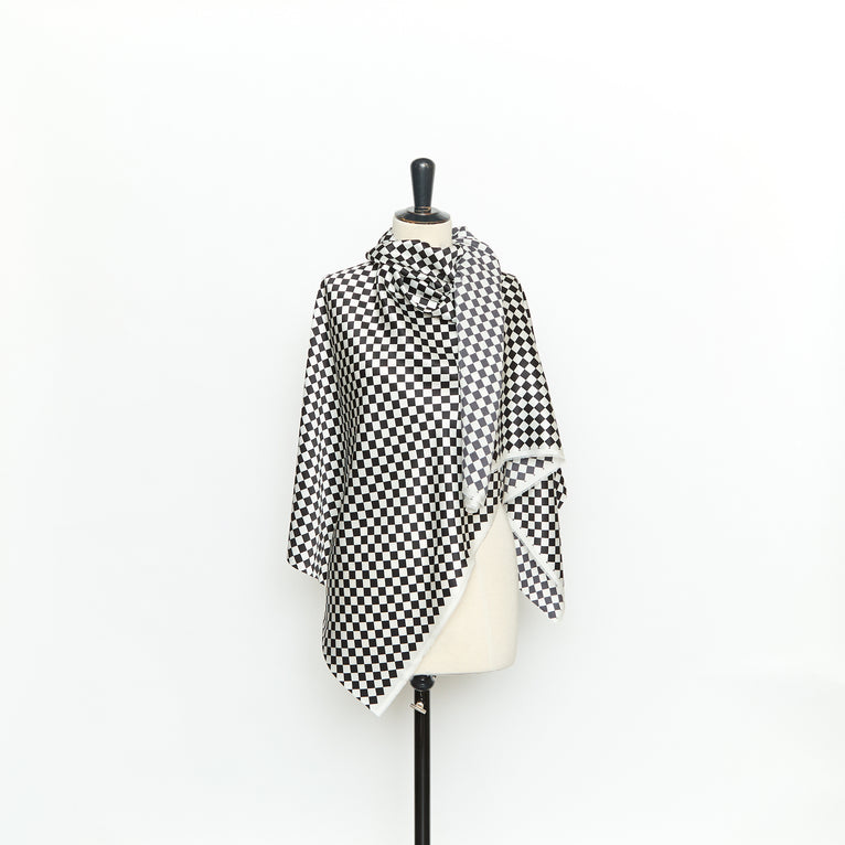 T26K16177 | Checkerboard Silk Poplin - vue 2