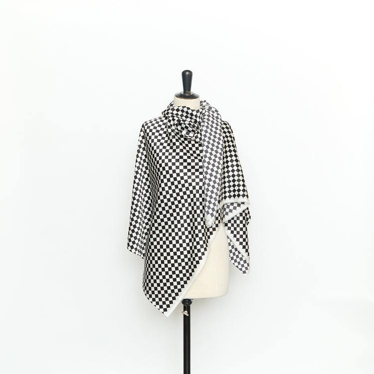 T26K16177 | Checkerboard Silk Poplin - vue 2