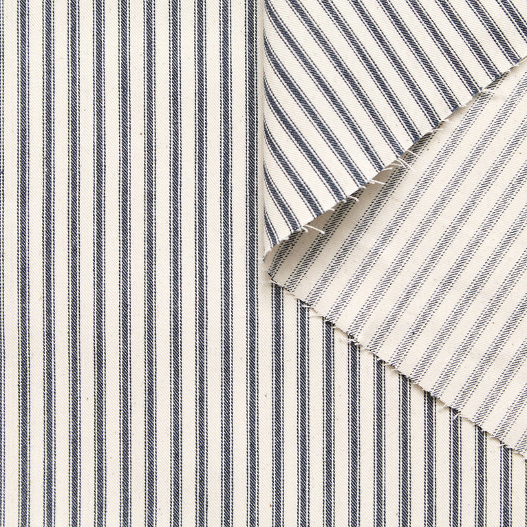 T26K16893 | Hickory Stripes Cotton Denim - view 1