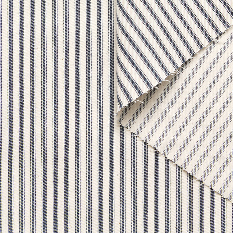 T26K16893 | Hickory Stripes Cotton Denim - view 1