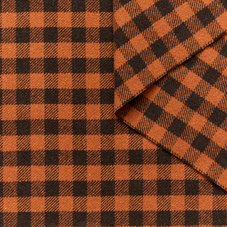 T26K16922 | Checked Wool Drap - view 1