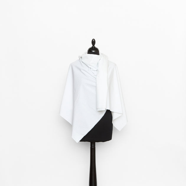 T26L16241 | Lamé Striped Cotton Poplin