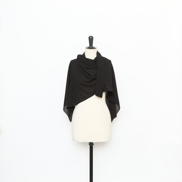 T26M14921 | Georgette Sable Bi-Stretch en Soie