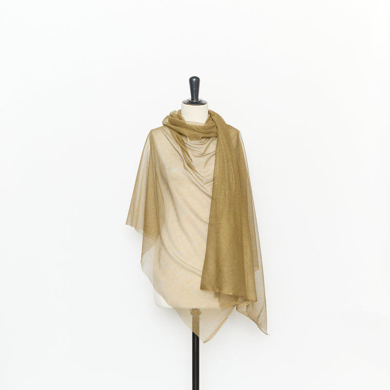 T26M14930 | Large Width Gold Tulle