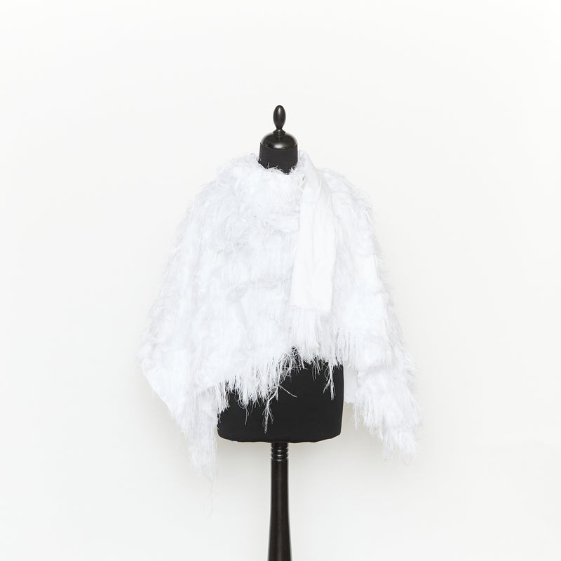 T26M15201 | Longues Franges sur Jacquard