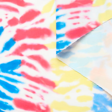 T26M15301 | Tie & Dye Printed Canvas Beachwear