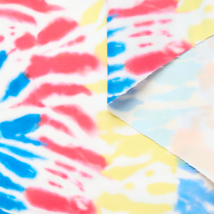 T26M15301 | Tie &amp; Dye Printed Canvas Beachwear - view 1