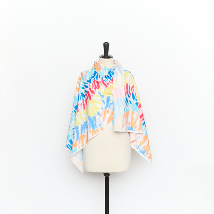 T26M15301 | Tie &amp; Dye Printed Canvas Beachwear - view 2