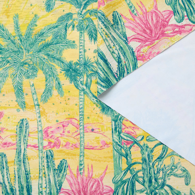 T26M15303 | Printed Landscape Scuba Beachwear - view 1
