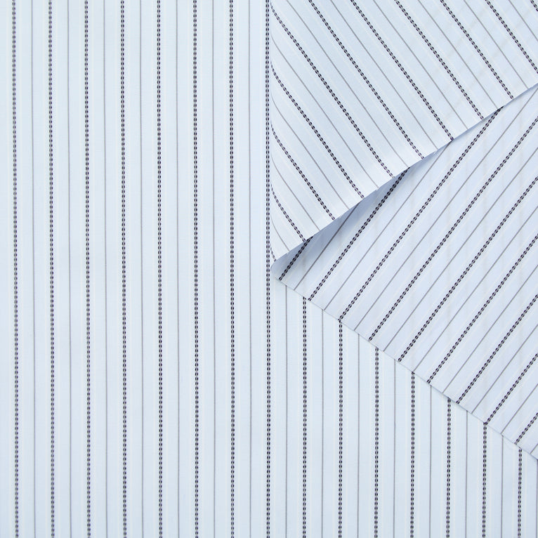 T26M15322 | Striped Cotton Poplin - vue 1