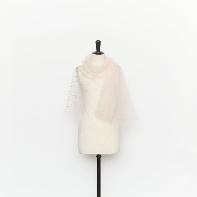 T26M15379 | Gold Sparkling Tulle