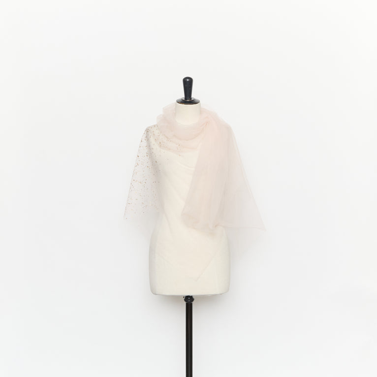 T26M15379 | Gold Sparkling Tulle - vue 2