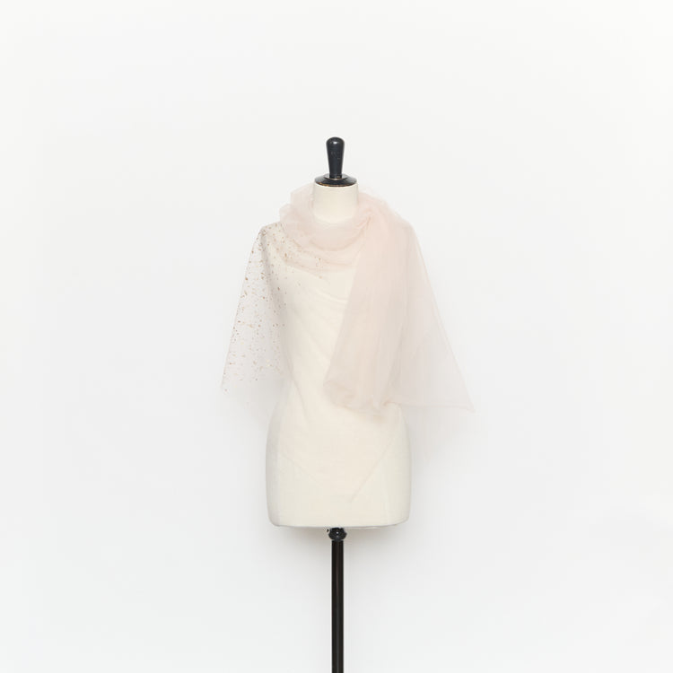 T26M15379 | Gold Sparkling Tulle - vue 2