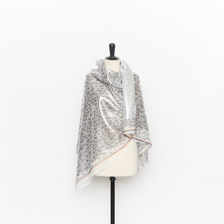 T26M15387 | Leopard Tulle Sequins - vue 2