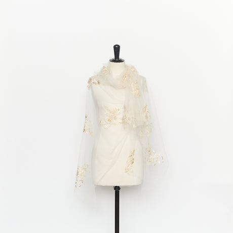  Floral Embroidered Tulle Sequins