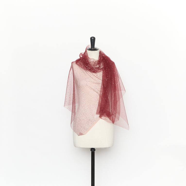 T26M15396 | Gradient Sparkling Dots Tulle - vue 2