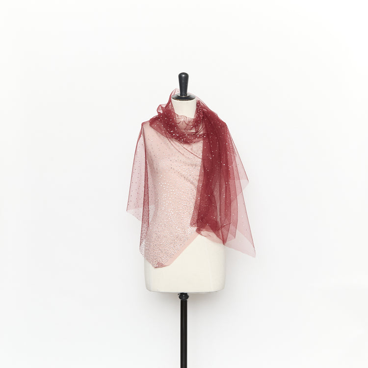 T26M15396 | Gradient Sparkling Dots Tulle - vue 2