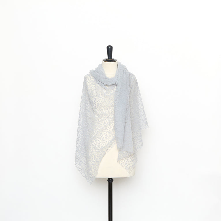 T26M15397 | Leopard Flocked Tulle - vue 2