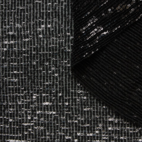 T26M15398 | Pleated Sequined Tulle