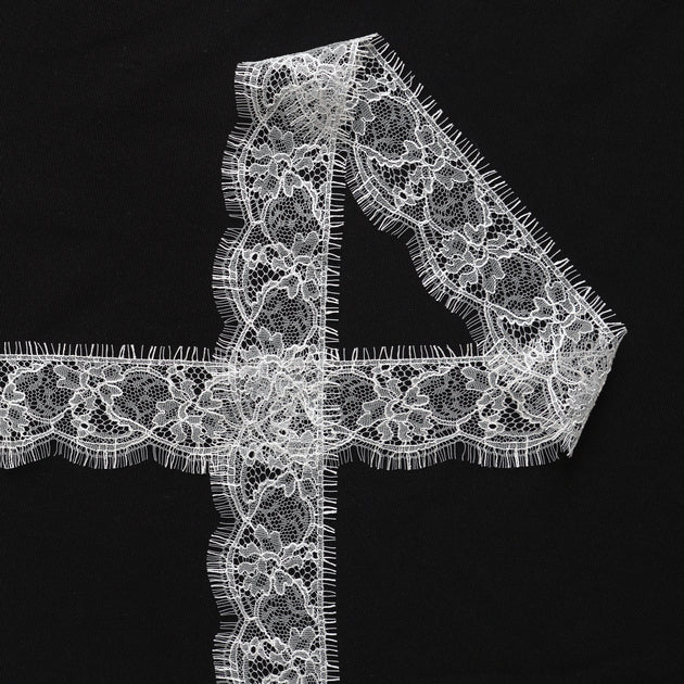T26M15419 | Floral Viscose Galloon Lace 3cm