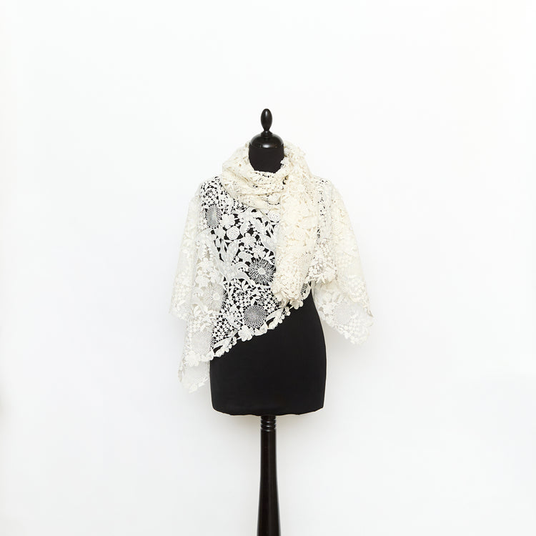 T26M15459 | Floral Cotton Guipure - view 2