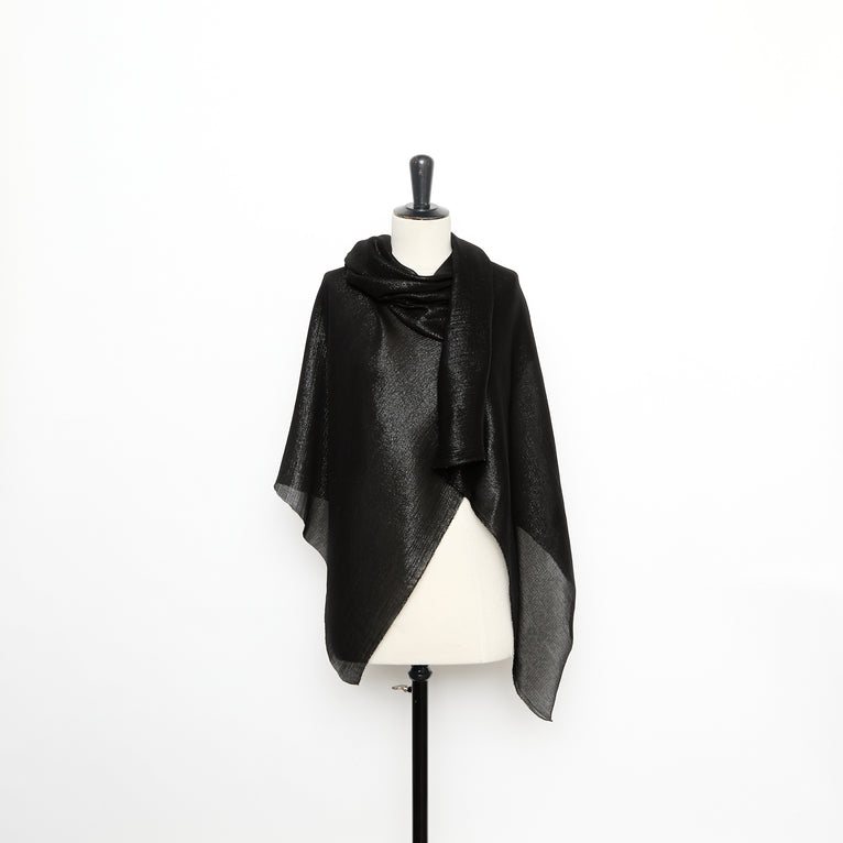 T26M15505 | Georgette Lamée en Soie - vue 2