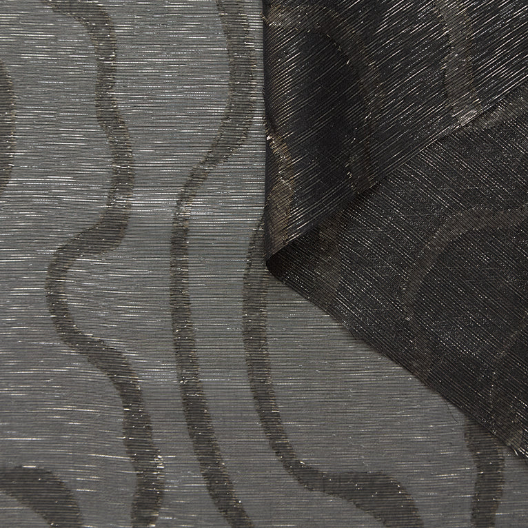 T26M15508 | Wavy Fil Coupé Silk Lurex Muslin - view 1