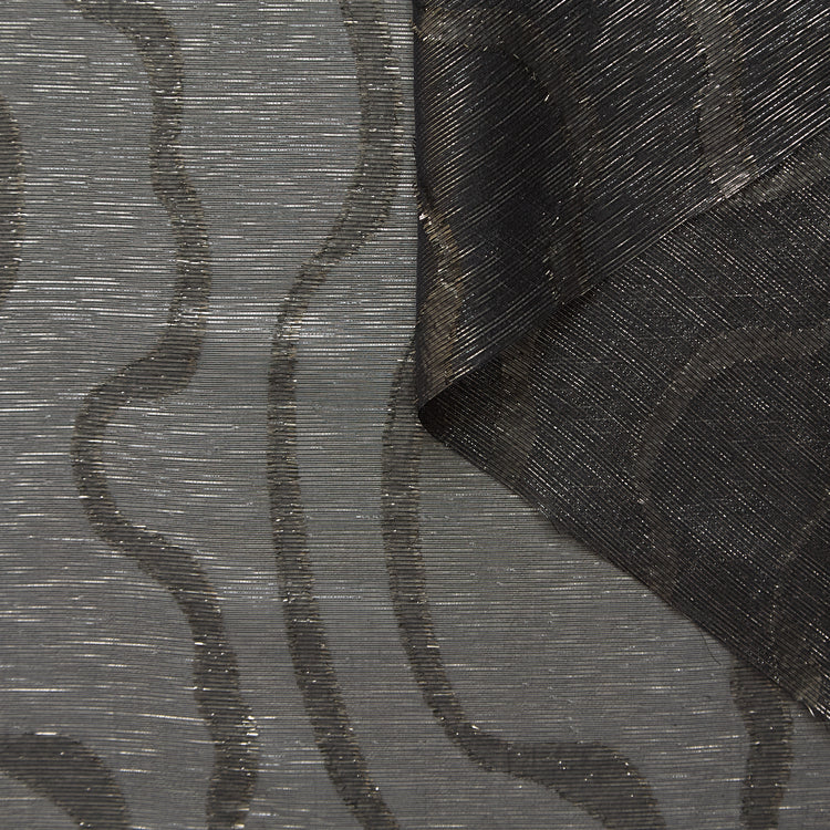T26M15508 | Wavy Fil Coupé Silk Lurex Muslin - view 1