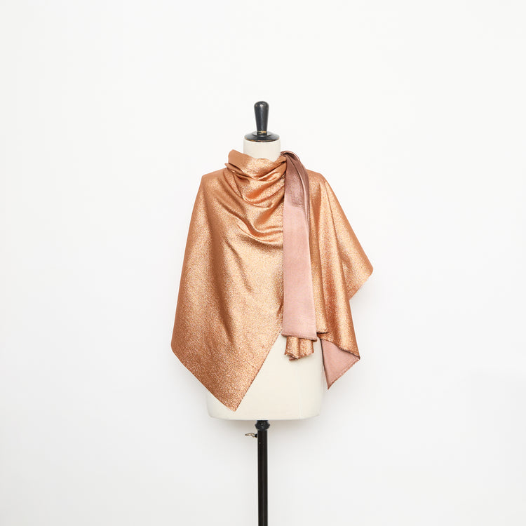 T26M15523 | Double Face Lamé Silk Canvas - view 2