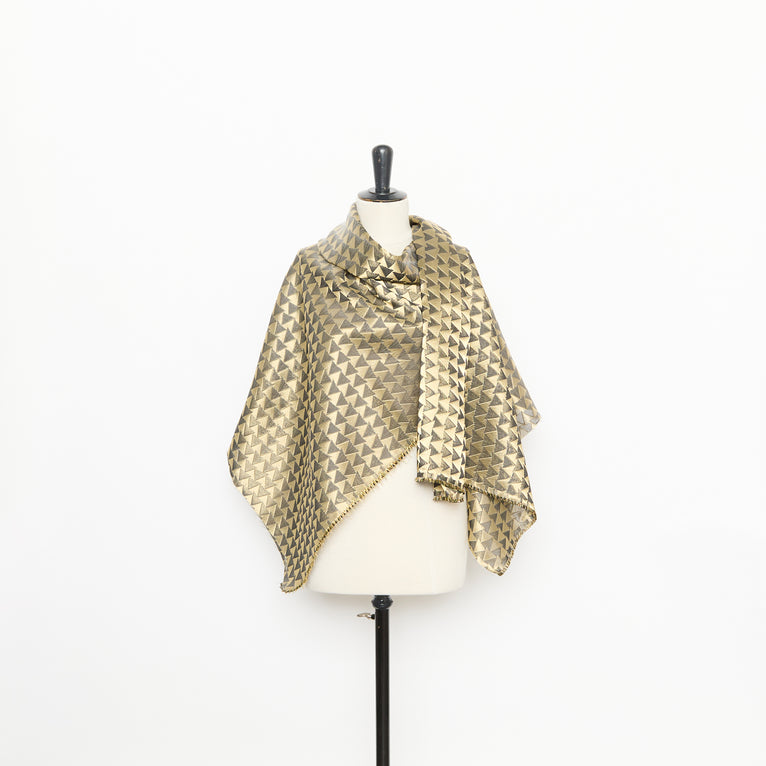 T26M15544 | Lamé Triangle Viscose Jacquard - view 2