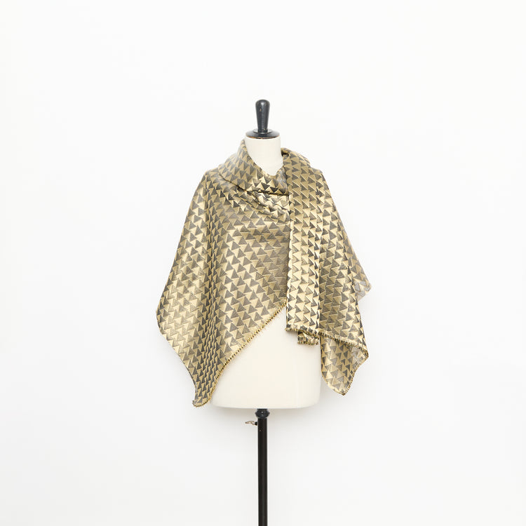 T26M15544 | Lamé Triangle Viscose Jacquard - view 2